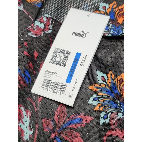 Puma FloralsMen's Graphic Button Up Shirt - Picture 6 of 6